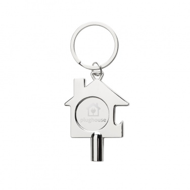 Logotrade promotional merchandise photo of: RCS recycled zinc alloy 3 in 1 keychain