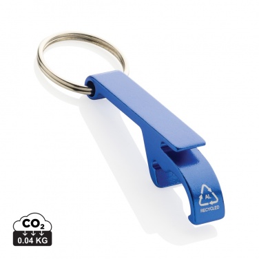 Logo trade promotional giveaways image of: RCS recycled aluminum bottle and can opener