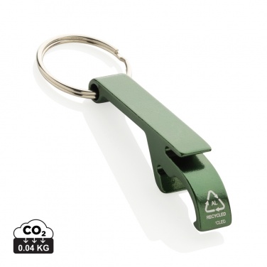 Logotrade promotional merchandise picture of: RCS recycled aluminum bottle and can opener