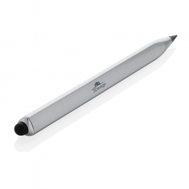 Logo trade advertising products image of: Eon RCS recycled aluminum infinity multitasking pen