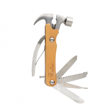 Logo trade promotional products image of: Wooden multi-tool hammer