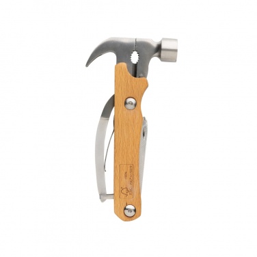 Logotrade promotional product picture of: Wooden multi-tool hammer