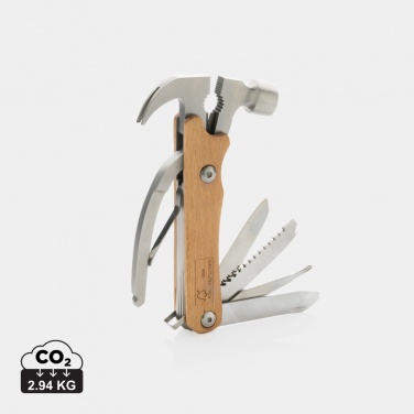 Logotrade promotional product image of: Wooden multi-tool hammer