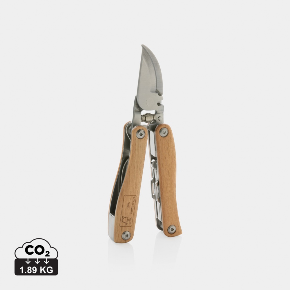 Logotrade promotional gift picture of: Wooden garden multi-tool