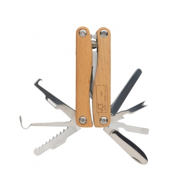 Logo trade business gift photo of: Wooden garden multi-tool