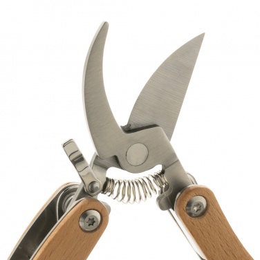 Logo trade promotional giveaways image of: Wooden garden multi-tool