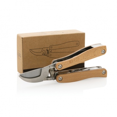 Logo trade promotional merchandise photo of: Wooden garden multi-tool