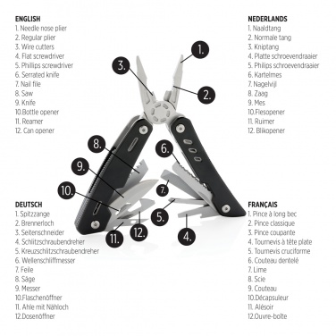 Logo trade business gift photo of: Solid multitool