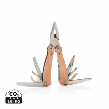 Logo trade promotional giveaways picture of: Wood multitool