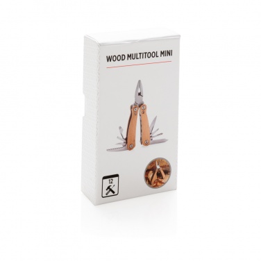 Logo trade business gift photo of: Wood multitool mini