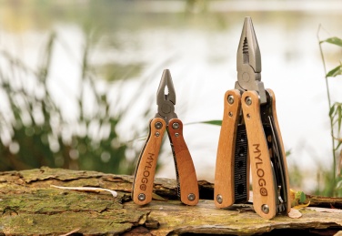 Logo trade corporate gift photo of: Wood multitool mini