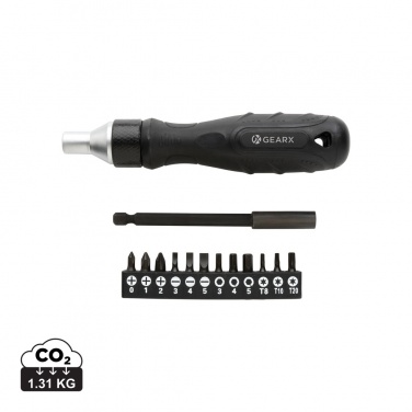 Logo trade promotional merchandise picture of: Gear X ratchet screwdriver