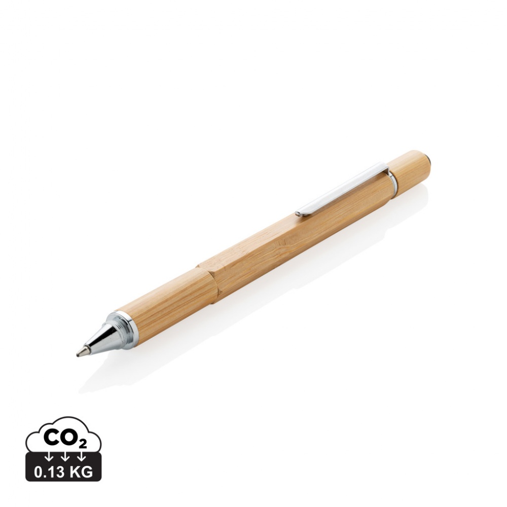 Logotrade promotional merchandise picture of: Bamboo 5-in-1 toolpen