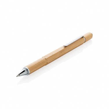 Logotrade promotional item picture of: Bamboo 5-in-1 toolpen