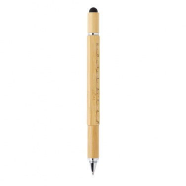 Logotrade promotional merchandise picture of: Bamboo 5-in-1 toolpen