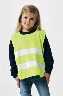 Logo trade promotional giveaway photo of: GRS recycled PET high-visibility safety vest 3-6 years