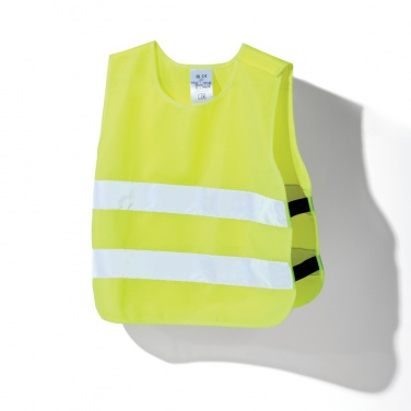 Logo trade promotional giveaway photo of: GRS recycled PET high-visibility safety vest 3-6 years