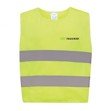 Logotrade promotional giveaways photo of: GRS recycled PET high-visibility safety vest 3-6 years