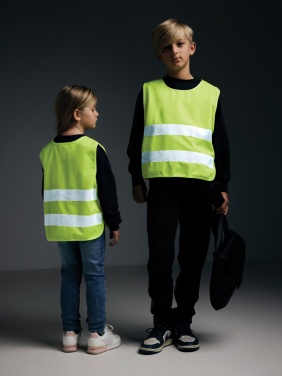 Logotrade promotional item image of: GRS recycled PET high-visibility safety vest 3-6 years