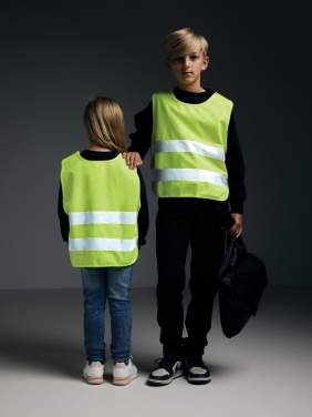 Logotrade corporate gift picture of: GRS recycled PET high-visibility safety vest 3-6 years