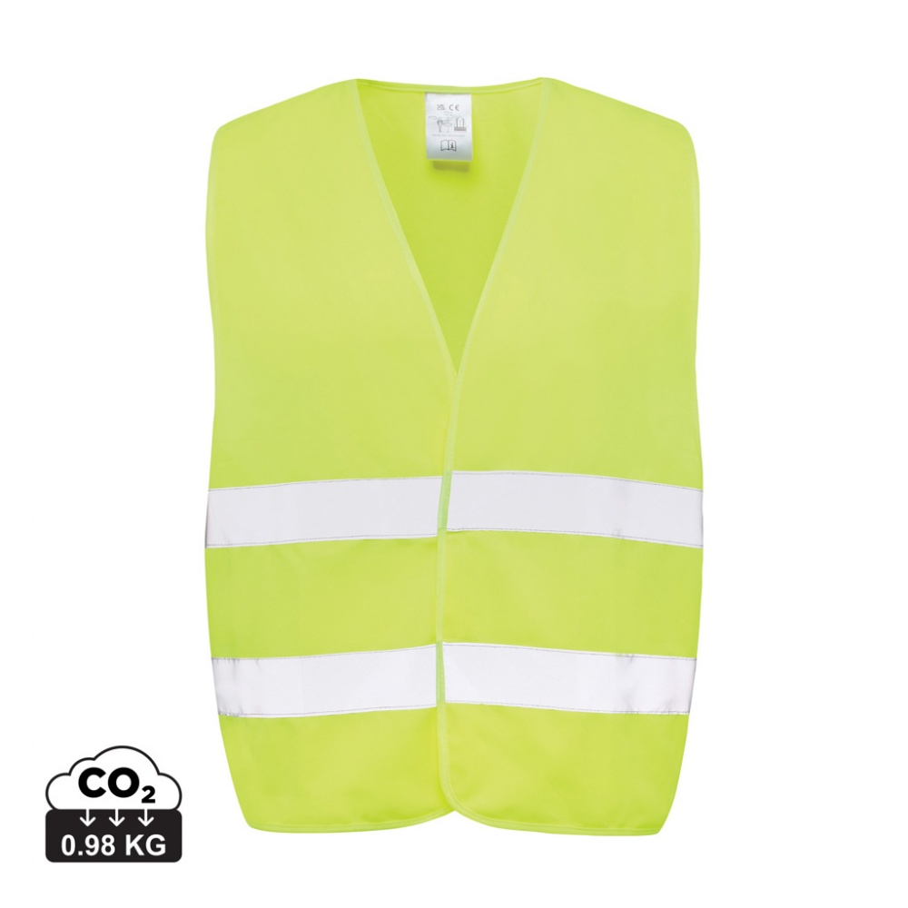 Logo trade promotional giveaways picture of: GRS recycled PET high-visibility safety vest