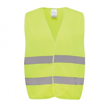 Logo trade advertising products image of: GRS recycled PET high-visibility safety vest