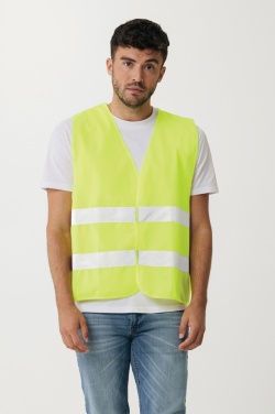 Logotrade corporate gift image of: GRS recycled PET high-visibility safety vest