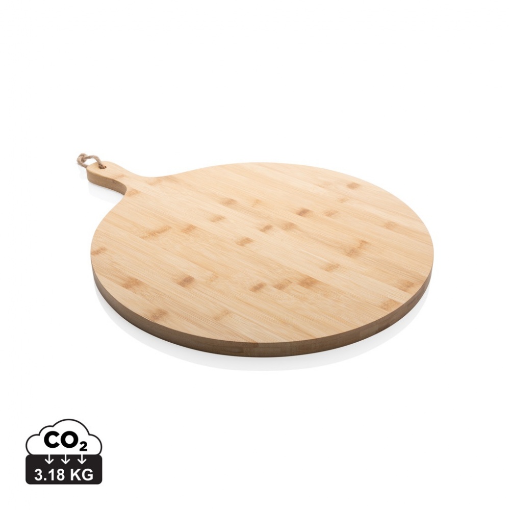 Logo trade business gifts image of: Ukiyo bamboo round serving board