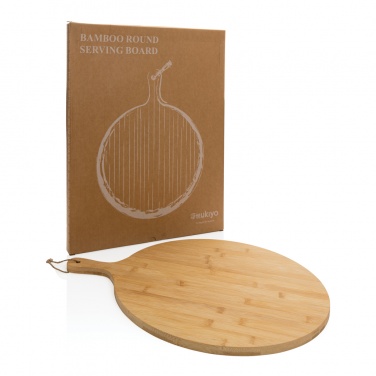 Logo trade promotional items picture of: Ukiyo bamboo round serving board