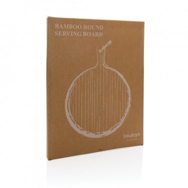 Logotrade business gift image of: Ukiyo bamboo round serving board