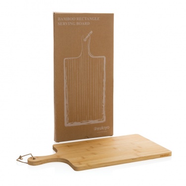 Logotrade promotional merchandise photo of: Ukiyo bamboo rectangle serving board