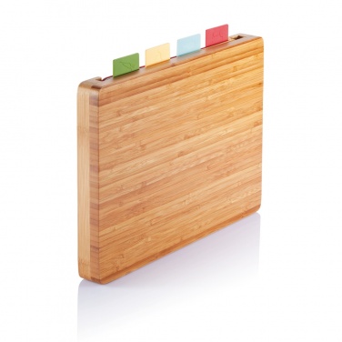 Logo trade promotional items image of: Cutting board with 4pcs hygienic boards