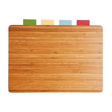 Logo trade corporate gifts image of: Cutting board with 4pcs hygienic boards