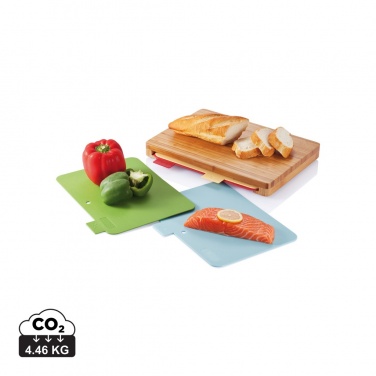 Logotrade corporate gift picture of: Cutting board with 4pcs hygienic boards