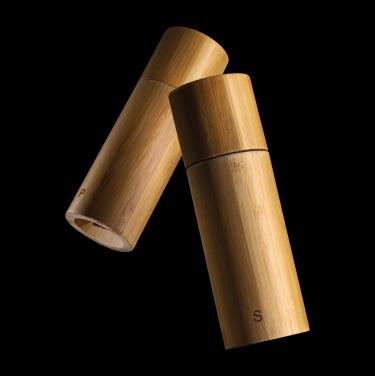 Logotrade business gift image of: Ukiyo bamboo salt and pepper mill set