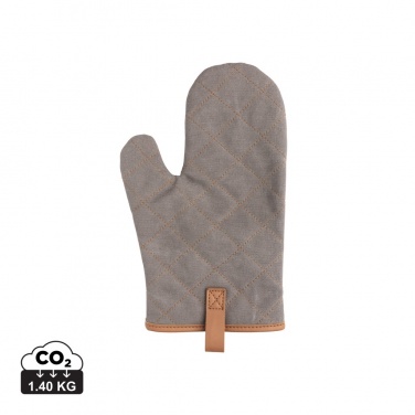 Logo trade promotional product photo of: Deluxe canvas oven mitt