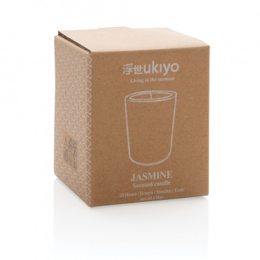 Logo trade promotional gift photo of: Ukiyo small scented candle in glass