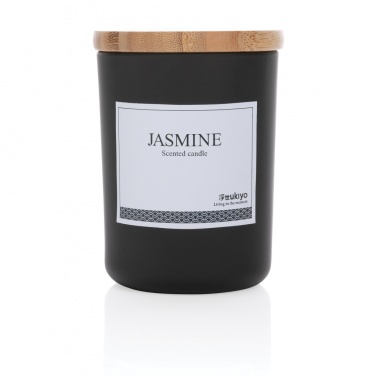 Logo trade promotional products picture of: Ukiyo deluxe scented candle with bamboo lid