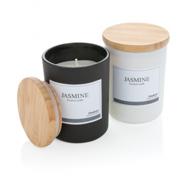 Logotrade corporate gifts photo of: Ukiyo deluxe scented candle with bamboo lid