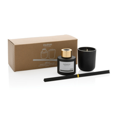 Logo trade advertising product photo of: Ukiyo candle and fragrance sticks gift set