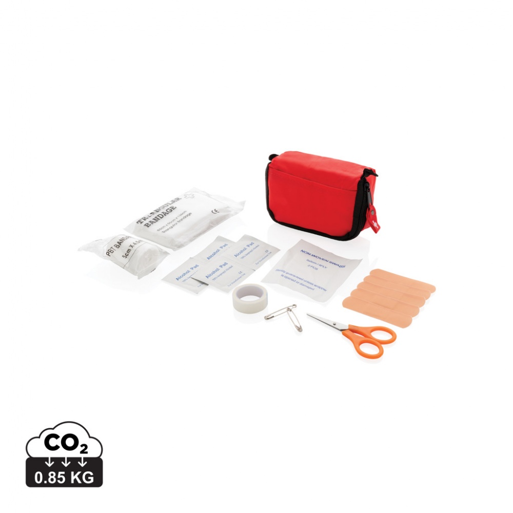 Logo trade promotional gifts picture of: First aid set in pouch