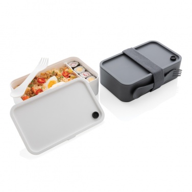 Logo trade promotional products image of: PP lunchbox with spork