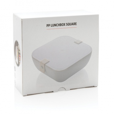 Logotrade promotional item picture of: PP lunchbox square