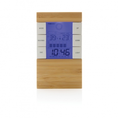 Logo trade promotional giveaway photo of: Utah RCS rplastic and bamboo weather station