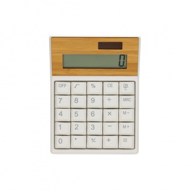 Logotrade promotional merchandise picture of: Utah RCS recycled plastic and  bamboo calculator