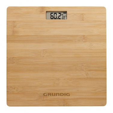 Logotrade promotional giveaway picture of: Grundig Bamboo Digital Body Scale