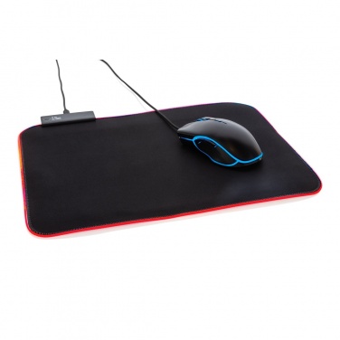 Logo trade corporate gifts picture of: RGB gaming mousepad