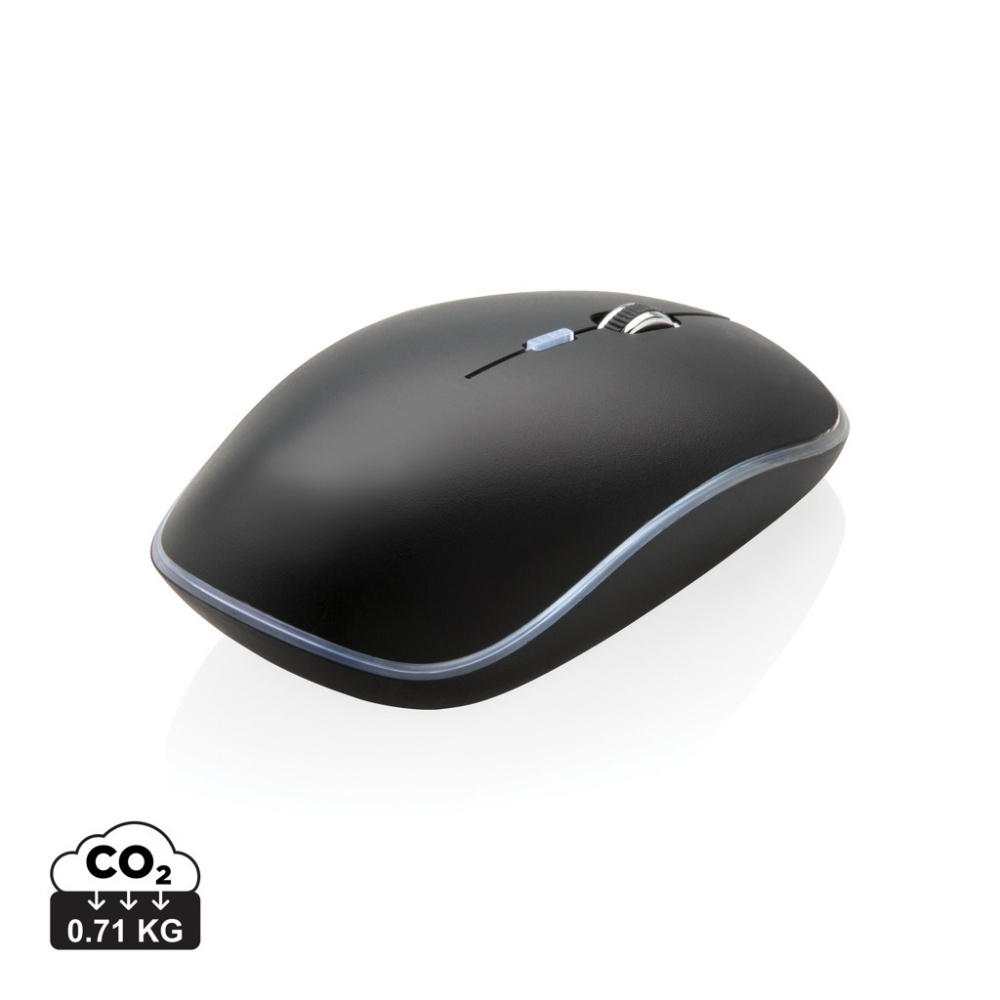 Logotrade promotional item image of: Light up logo wireless mouse