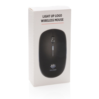 Logo trade corporate gift photo of: Light up logo wireless mouse