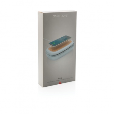 Logo trade promotional items picture of: Rena UV-C steriliser box with 5W wireless charger